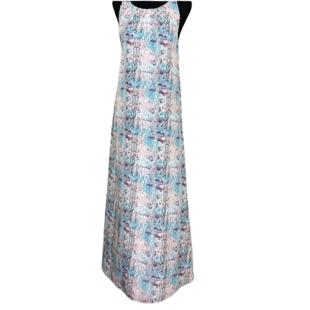 Lovers+Friends Light Pastel Python Print Maxi Dre… - image 3